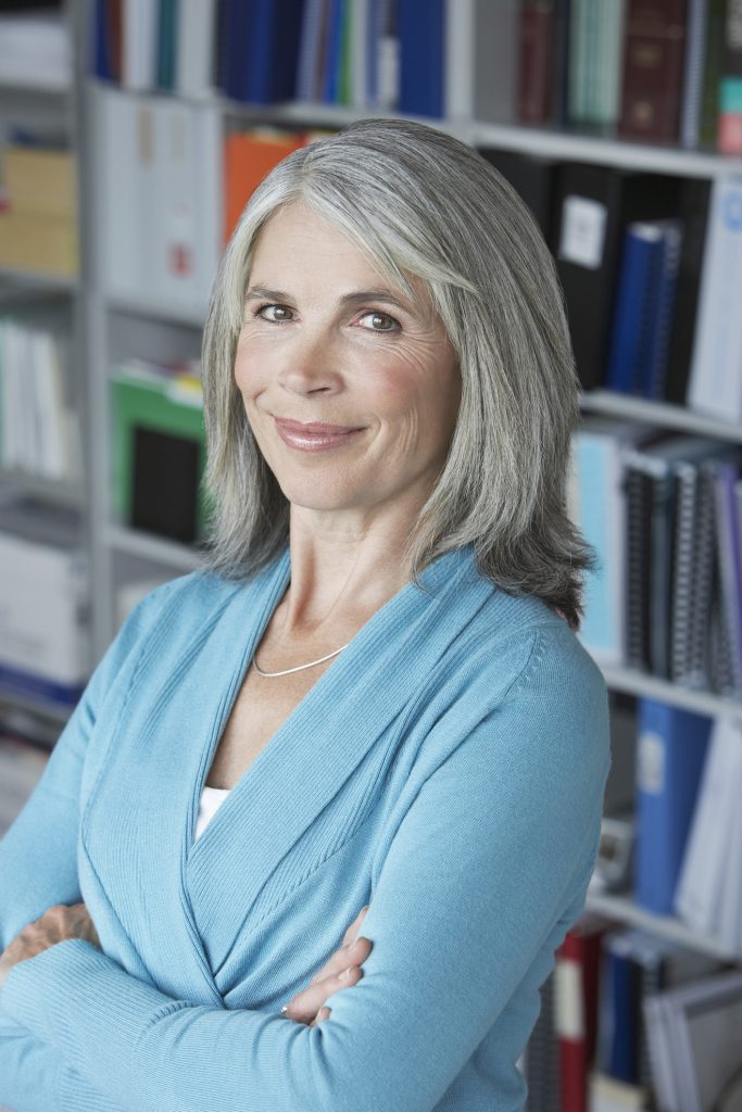 Middle Aged professional woman Smiling