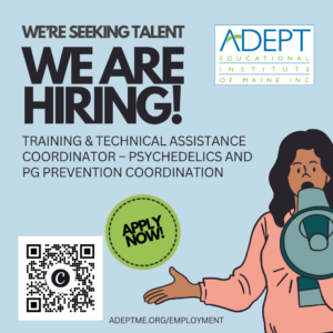 HIRING - ADEPT Training & Technical Assistance - Psychedelics and PG Prevention Coordination